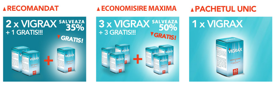 Vigrax pentru cresterea potentei - preturi si pachete recomandate