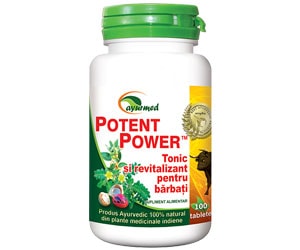 Potent Power - Ayurmed - Tonic revitalizant pentru barbati
