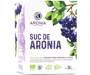 Suc de aronia natural ecologic